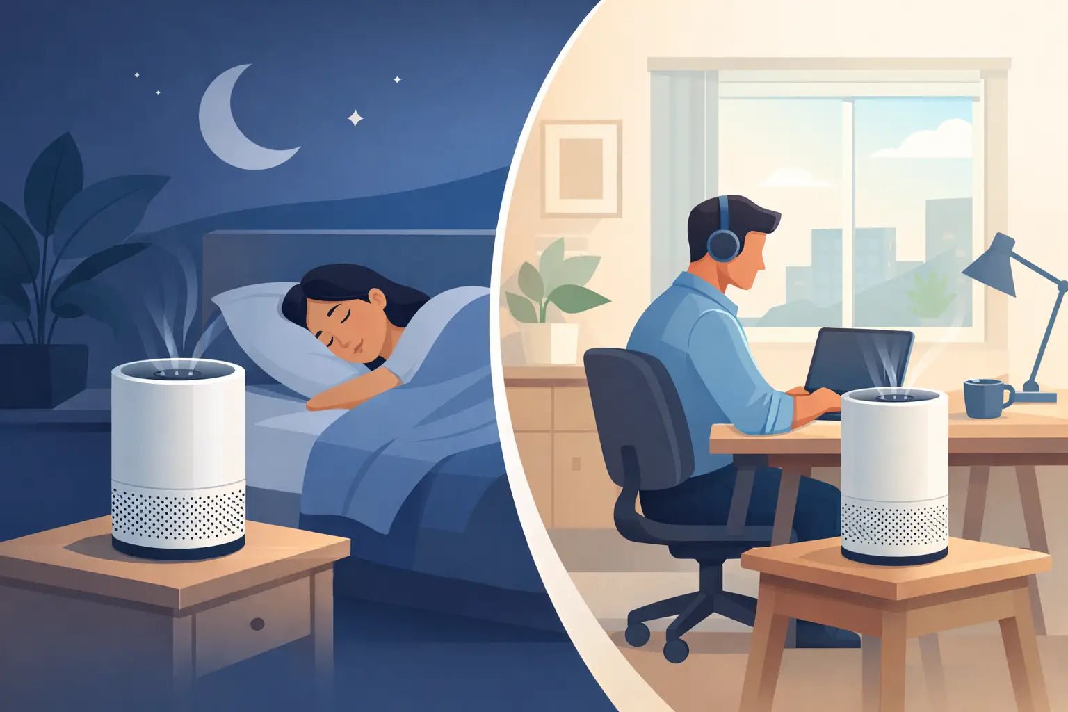 בדיקת מטהרים שקטים לשינה ולעבודה בבית - Sharp Air Purifier