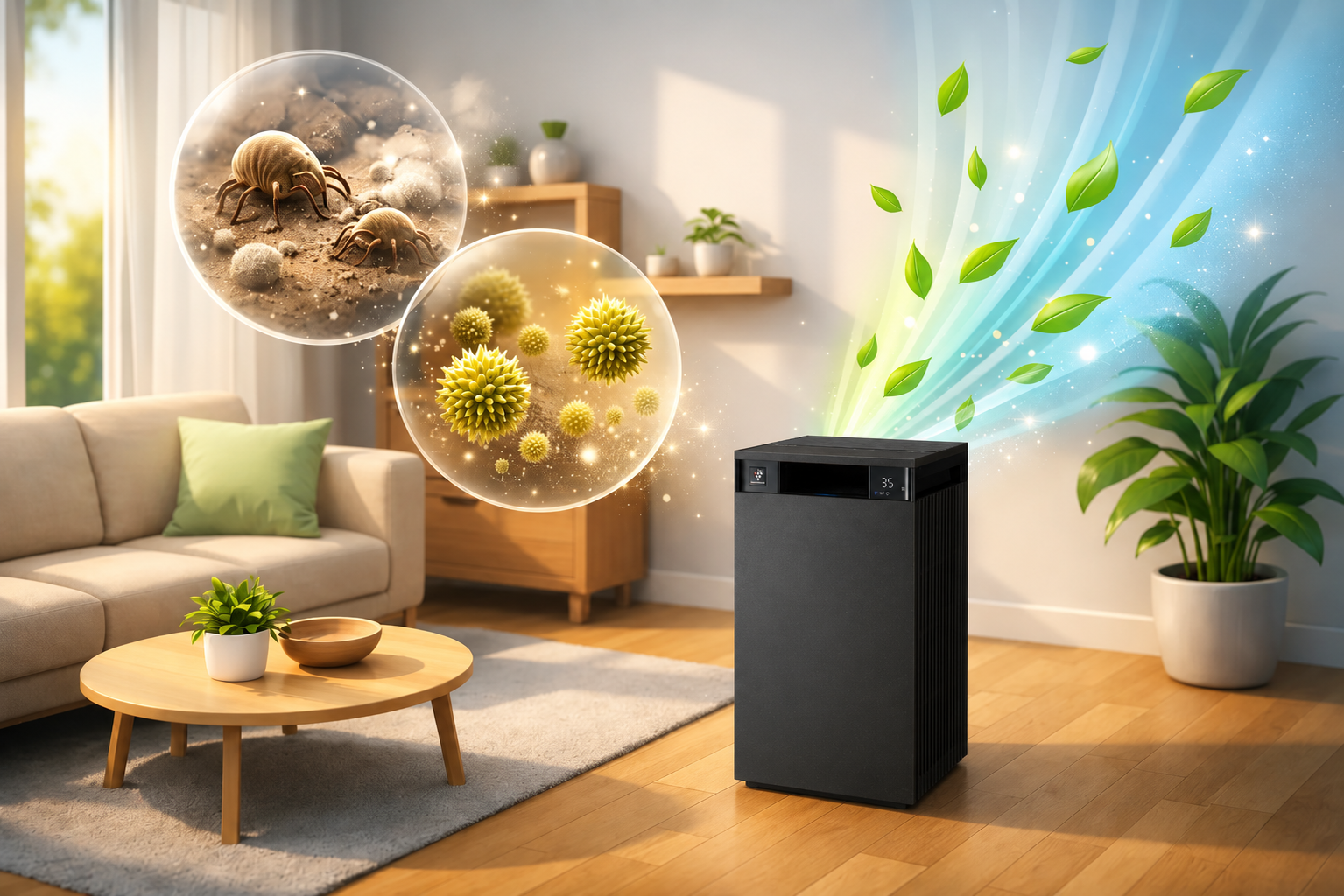 למה האלרגיות רודפות אחריך גם בבית? - Sharp Air Purifier