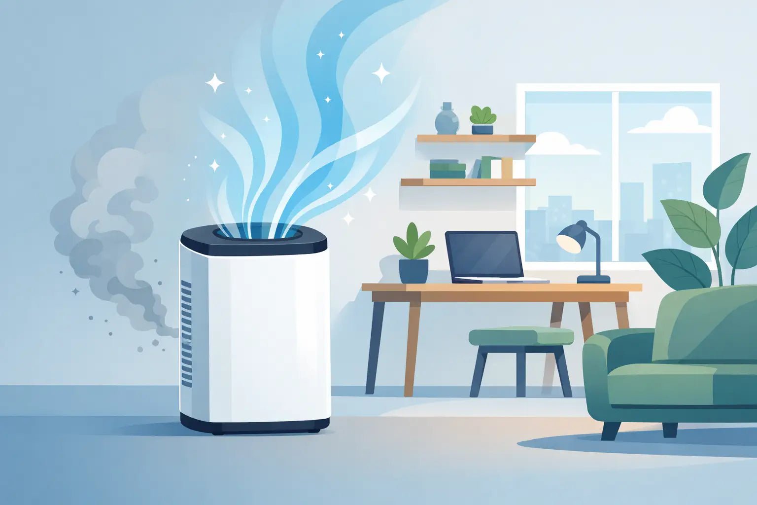 מטהר אוויר לעשן: כך בוחרים נכון לבית ולמשרד - Sharp Air Purifier
