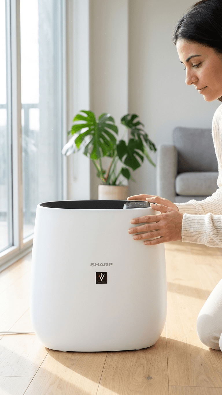 מטהר אוויר חכם FP-J30 עד 23 מ״ר - Sharp Air Purifier