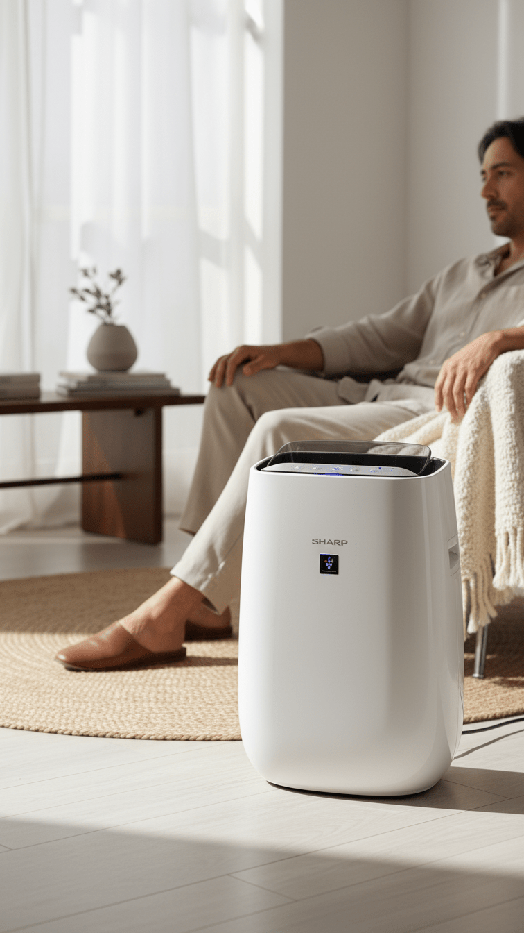 מטהר אוויר חכם FP-J50 עד 40 מ״ר - Sharp Air Purifier