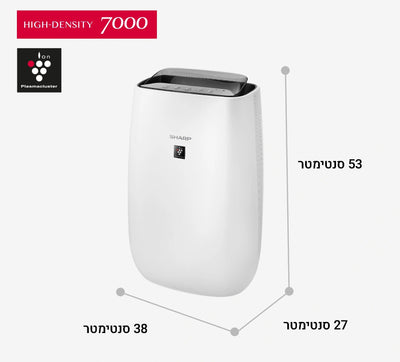 מטהר אוויר חכם FP-J50 עד 40 מ״ר - Sharp Air Purifier