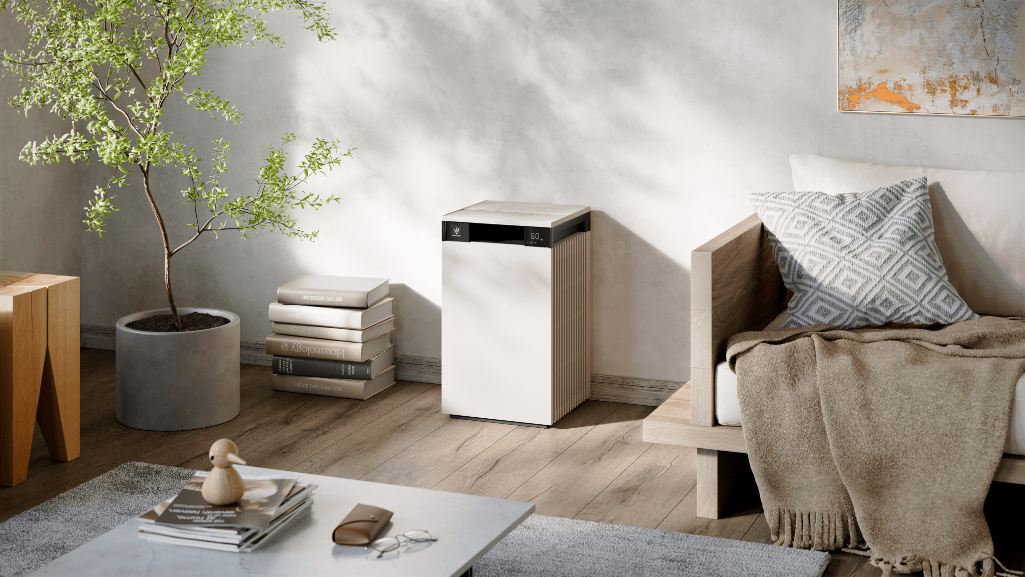 מטהר אוויר חכם FX-S120 עד 84 מ״ר - Sharp Air Purifier